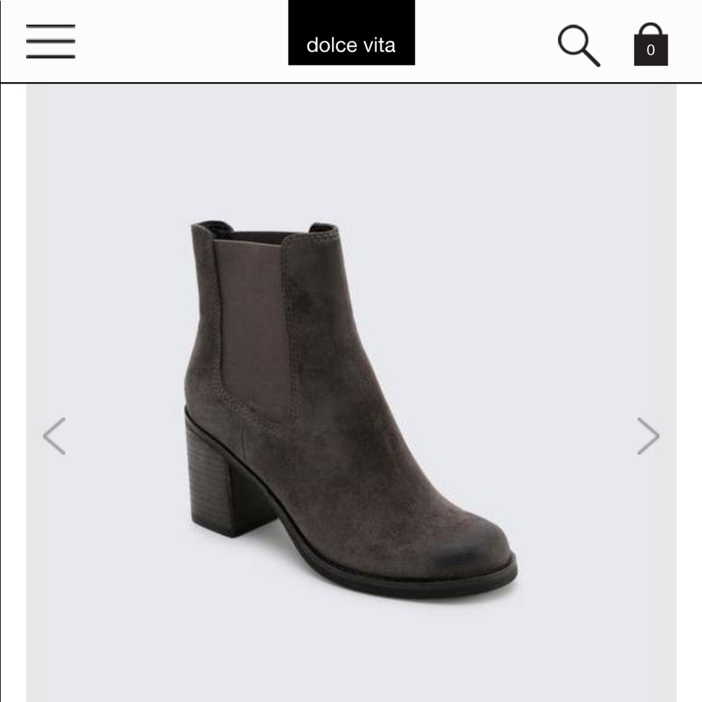 DOLCE VITA anthracite booties🙌🏼 size 6.5